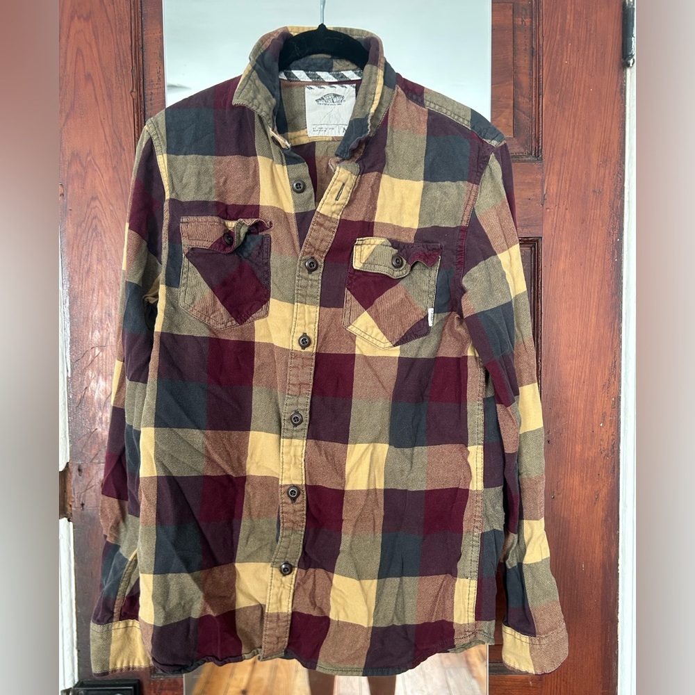 Multicolor Vans Plaid Button-Up Shirt